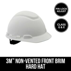 3M Pin Lock Hard Hat Type 1 (White & Yellow)