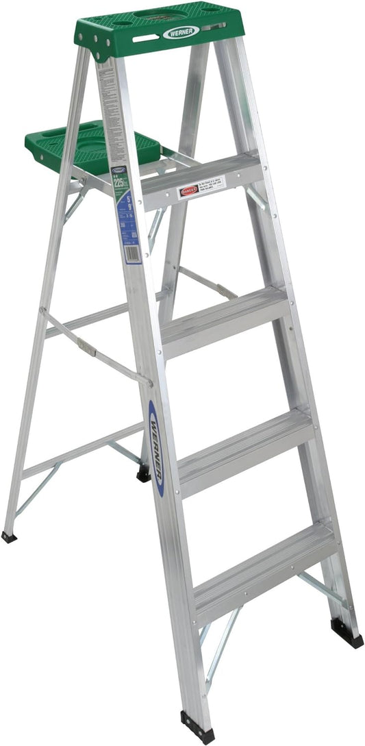 Werner 5ft aluminum stepladder