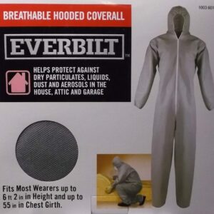 Everbilt Breathable Hooded Coverall (Grey)