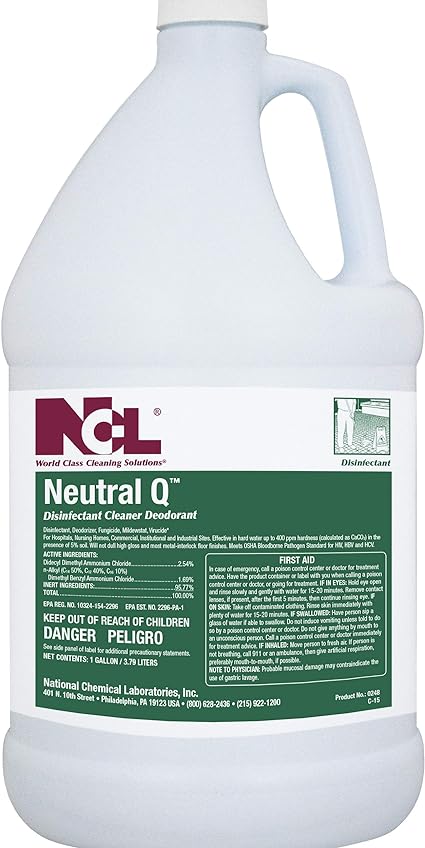 NCL Neutral Q Disinfectant Cleaner