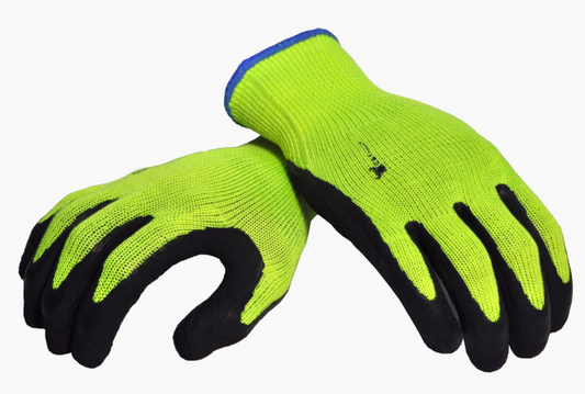 High-Visibility Green Work & Gardening Gloves