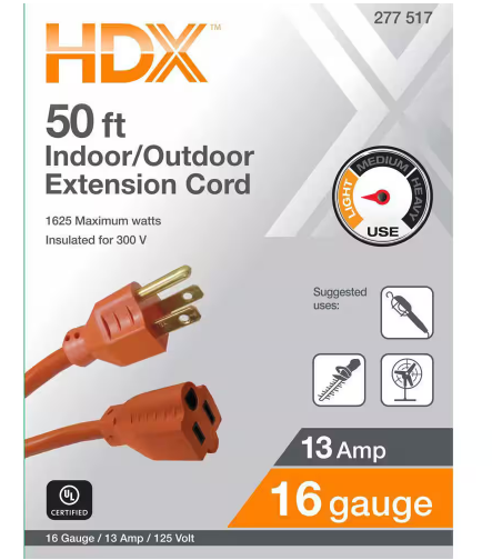 HDX Extension Cord