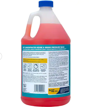 ZEP House and Siding Pressure Wash Concentrate Cleaner