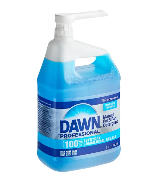Dawn Professional 1 Gallon / 128 oz. Manual Pot and Pan Detergent with Pump