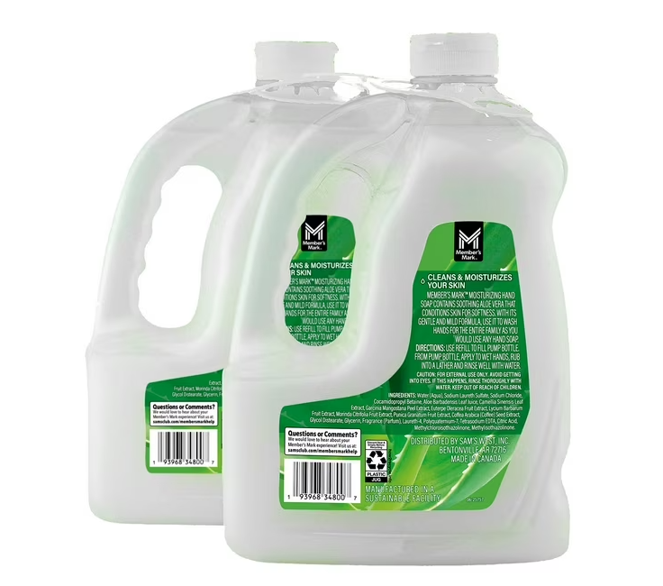Member's Mark Aloe Vera Moisturizing Hand Soap, 80 fl. oz.