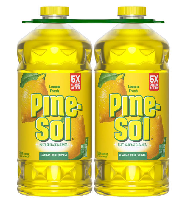 Pine-Sol Multi-Surface Cleaner, Lemon Scent, 2 ct., 120 fl. oz.