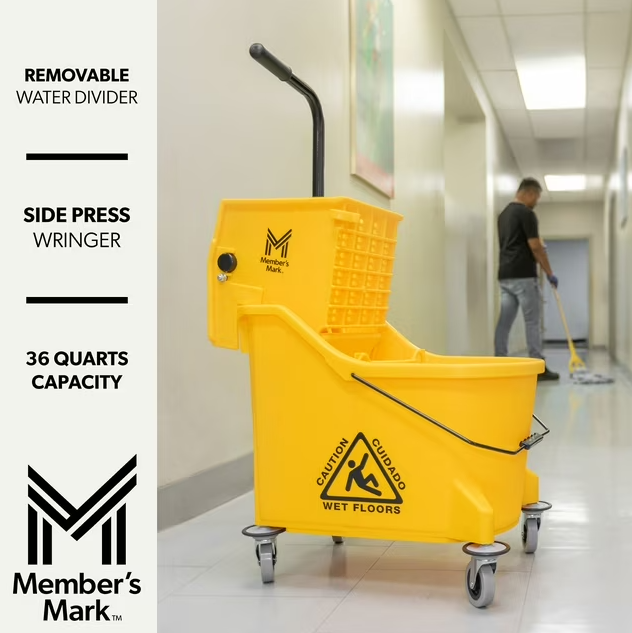 Member's Mark Commercial Mop Bucket with Wringer