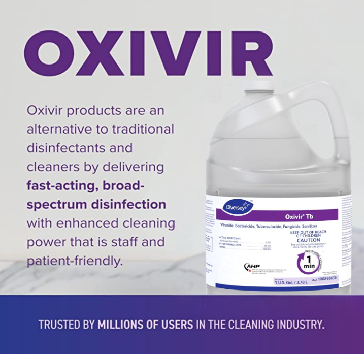 Oxivir Diversey Tb One-Step Liquid Disinfectant Cleaner
