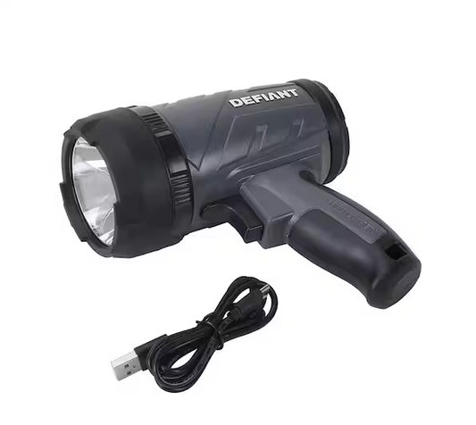 1000 Lumens LED Compact Rechargeable Spotlight