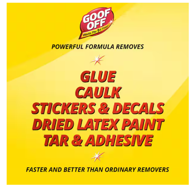 Goof Off  Professional Strength Latex Paint and Adhesive Remover