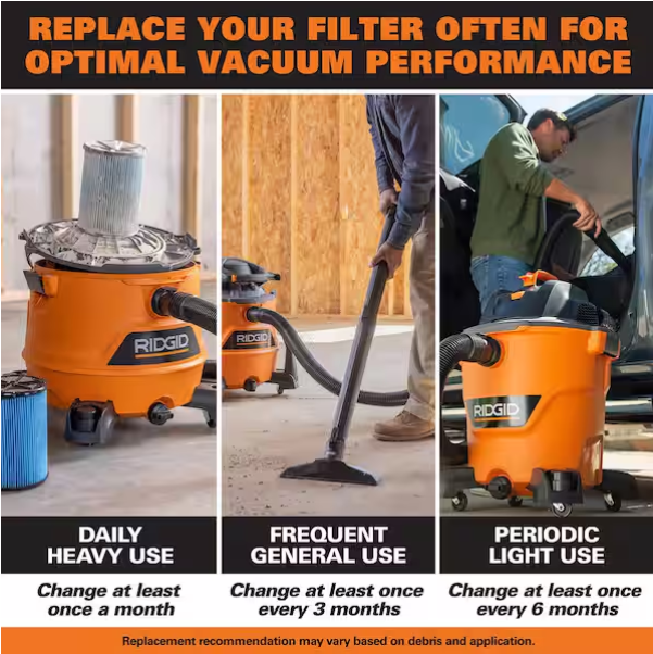 RIDGID Wet Dry Vac