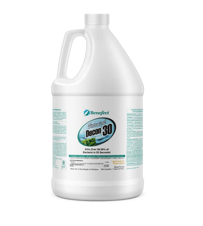 Benefect Botanical Decon 30 Disinfectant Cleaner