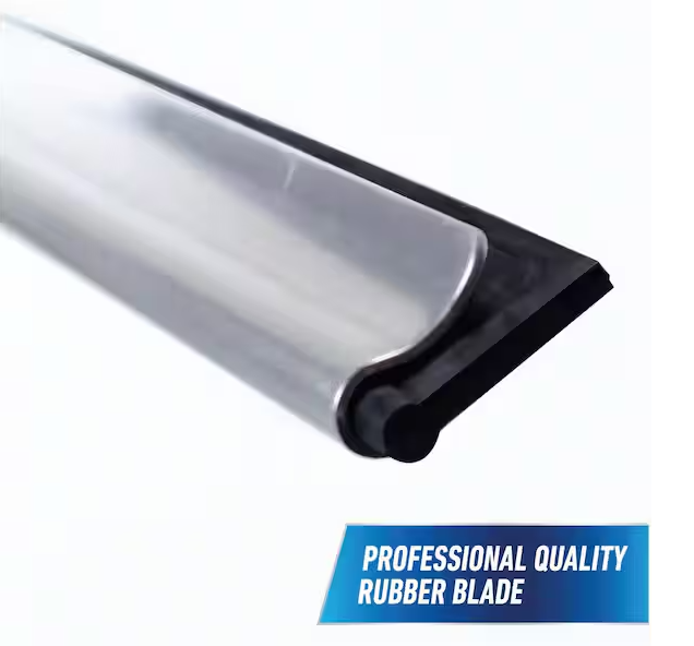 Unger 10 in. 2-in-1 Window Cleaner Squeegee and Scrubber Combo
