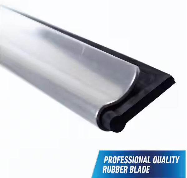Unger 14 in. 2-in-1 Window Cleaner Squeegee and Scrubber Combo