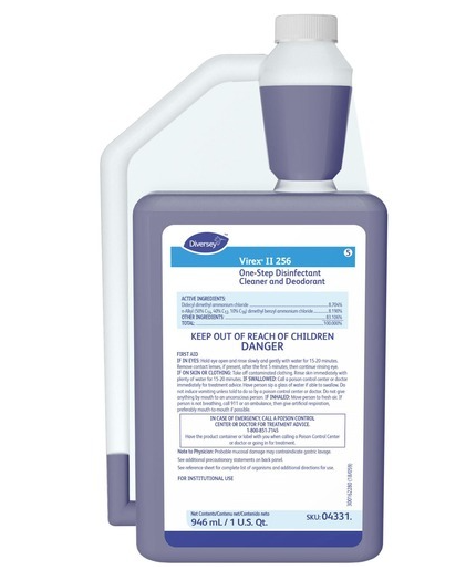 Diversey Virex II 256 Disinfectant Cleaner
