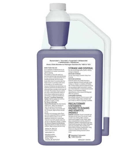 Diversey Virex II 256 Disinfectant Cleaner