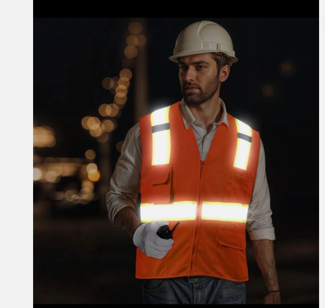 SHORFUNE High Visibility Mesh Safety Vest