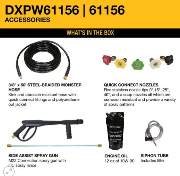 DEWALT 4400 PSI 4.0 GPM Gas Cold Water Pressure Washer