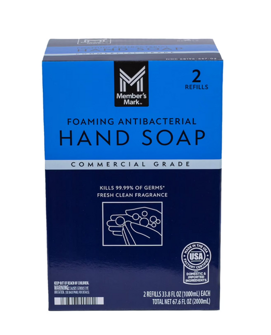 Antibacterial Foaming Hand Soap, 67.6 fl. oz., 2 refills