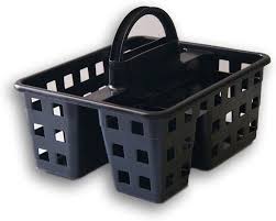 Divided 3-Compartment Plastic Caddies