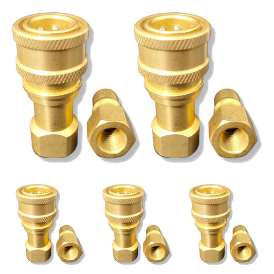 For Wands Hose Kit 1/4" Brass Quick Disconnect Coupler Carpet Cleaning per set