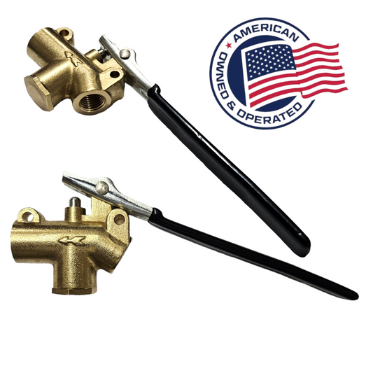 Carpet Cleaning 1/4" DAM Brass Angle Valve 1300 PSI Portable Wand & Truck mount