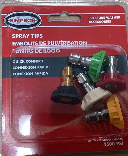 Simpson Genuine OEM QC Spray Nozzle Kit